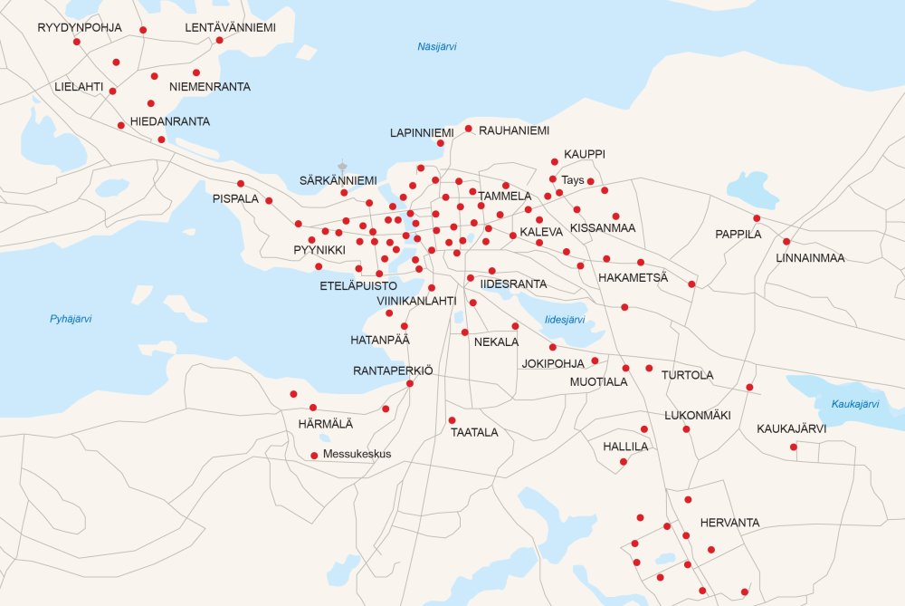 City bike stations 2025.